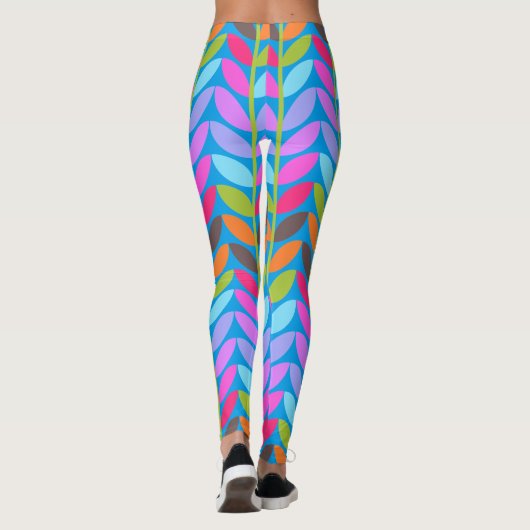 Socialite Summer Ivy Pattern Leggings (Rückseite)