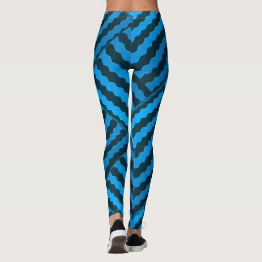 Socialite Wild & Crazy Karos Pattern Leggings (Rückseite)