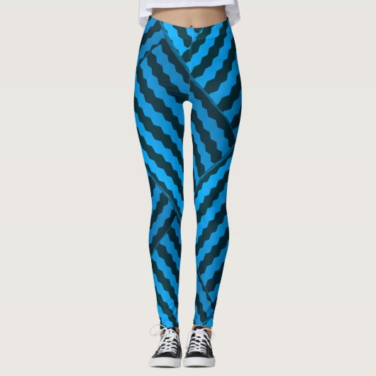 Socialite Wild & Crazy Karos Pattern Leggings (Vorderseite)