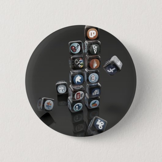 SOCIALUTION - Sozialmedium-Überlastung Button (Vorderseite)