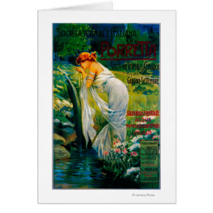 Societa Termale Italiana Vintag Poster Europe