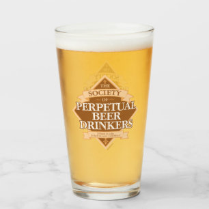 Society of Perpetual Beer Drinkers Glass Glas