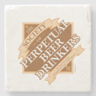 Society of Perpetual Beer Drinkers Stone Coaster Steinuntersetzer