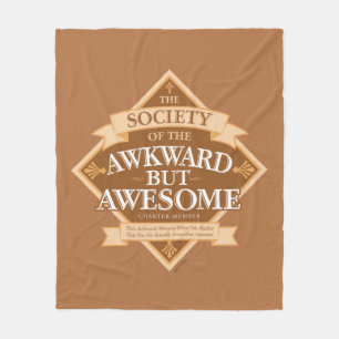 Society of the Awkward But Awesome Fleece Blanket