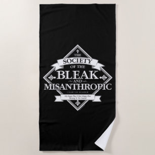 Society of The Bleak & Misanthropic Strandtuch