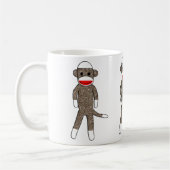 Sock-Affen-Tasse Kaffeetasse (Links)
