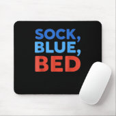 Sock Blau Bett Lustiges Meme Mousepad (Mit Mouse)