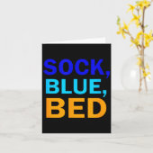 Sock Blue Bed _ Awesome Sock Blue Bed Karte (Gelbe Blume)