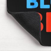 Sock Blue Bed Funny Meme Mousepad (Ecke)