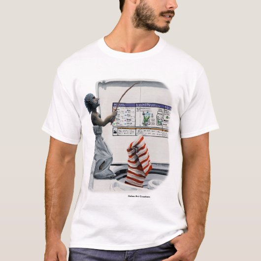 Sock Criminal Fishing Crime Fantasy Art Shirt (Vorderseite)