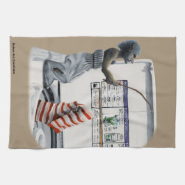 Sock Criminal Fishing Dieb Fantasy Kittuch Geschirrtuch