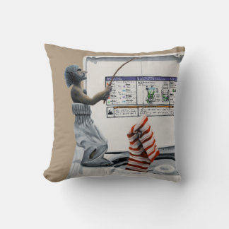 Sock Criminal Fishing Fantasy Art Pillow Kissen