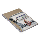 Sock Criminal Fishing Fantasy Spirale Notebook Notizblock (Rechte Seite)