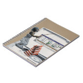 Sock Criminal Fishing Fantasy Spirale Notebook Notizblock (Linke Seite)