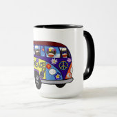 Sock Geld Friedensbus Tasse (VorderseiteRechts)