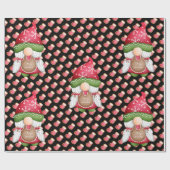 Sock Gnome - Farbe anpassen Geschenkpapier (Flach)