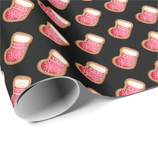 Sock Gnome - Farbe anpassen Geschenkpapier (Rolleneckpunkt)