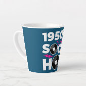 Sock Hop 50's Dance Theme Party der 50er Jahre  Milchtasse (Linke Ecke)