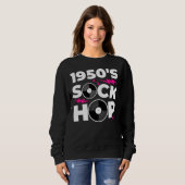 Sock Hop 50's Dance Theme Party der 50er Jahre  Sweatshirt (Vorne ganz)