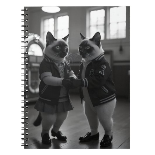 Sock Hop Kätzchen Notizblock (Vorderseite)