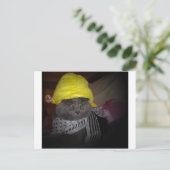 Sock Hop Kitty Postkarte (Stehend Vorderseite)