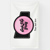 Sock-Hop-Party Banner (Vertikal)