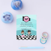 Sock-Hop-Party Flyer (Einzeln)