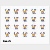 Sock Kitty Stickers (Blatt)