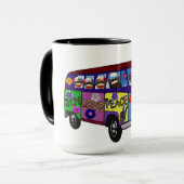 Sock Money Peace Bus Mug Tasse (Vorderseite Links)