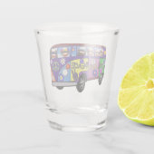 Sock Money Peace Bus Shot Glass Schnapsglas (Rückseite)
