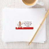 Sock Monkey Address Labels Adressaufkleber (Insitu)