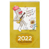 Sock monkey and his friends calendar 2022 kalender (Titelbild)
