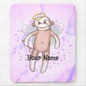 Sock Monkey Angel Mousepad (Vorne)