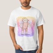 Sock Monkey Angel  t-shirt (Vorderseite)
