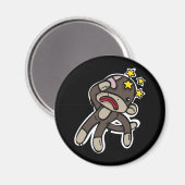 SOCK MONKEY anschließen Magnet (Vorderseite/Rückseite)