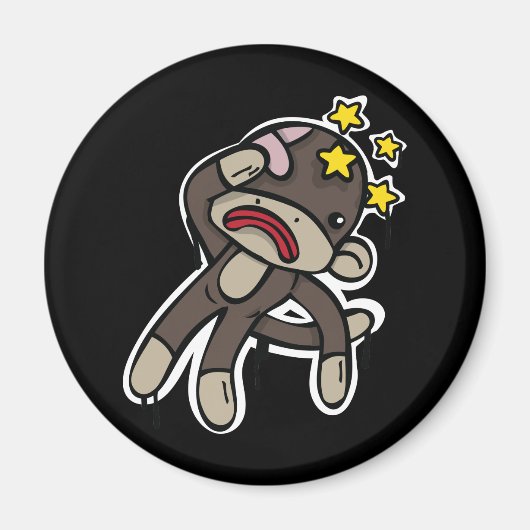 SOCK MONKEY anschließen Magnet (Vorne)