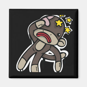 SOCK MONKEY anschließen Magnet