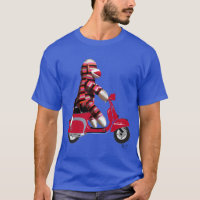 Sock Monkey auf Moped