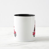 Sock Monkey auf Moped Tasse (Zentrum)