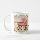 Sock Monkey Baby Girl Buggy Kaffeetasse (Links)