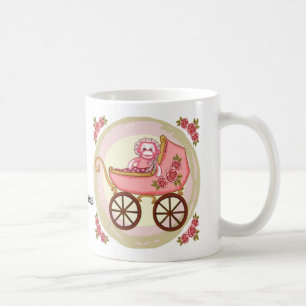 Sock Monkey Baby Girl Buggy Kaffeetasse