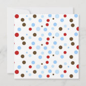 Sock Monkey Baby Shower Einladungen Boy (Rückseite)