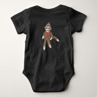 Sock Monkey Baby Strampler