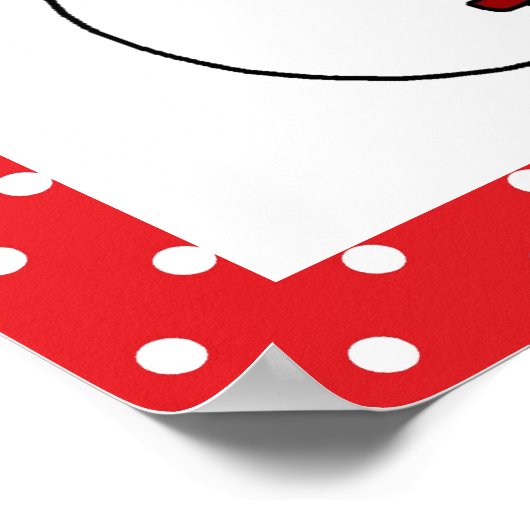 Sock Monkey Baseball T - Shirt und Geschenke Poster (Ecke)