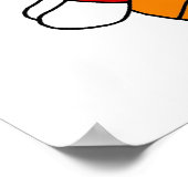 Sock Monkey Basketball T - Shirt und Geschenke Poster (Ecke)