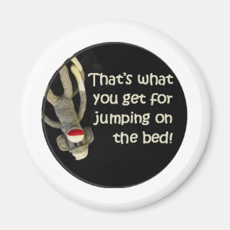 Sock Monkey Beleidigungen Magnet