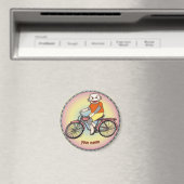 Sock Monkey Bicycle Magnet (In Situ (Geschirrspüler))