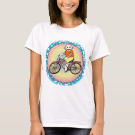 Sock Monkey Bicycle T - Shirt