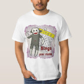 Sock Monkey Bingo T-Shirt (Vorderseite)