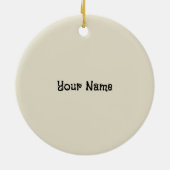 Sock Monkey Bride Keramik Ornament (Hinten)